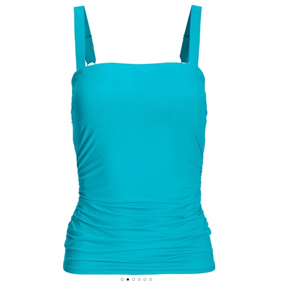 Boston proper Carmen Mark Salvo Swim Sense Square-Neck Tankini Top. M (8/10) - Picture 3 of 10